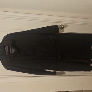 Nautica Trench Coat Mens Sz 44T Removable Liner Belted Rain‎ Coat Navy